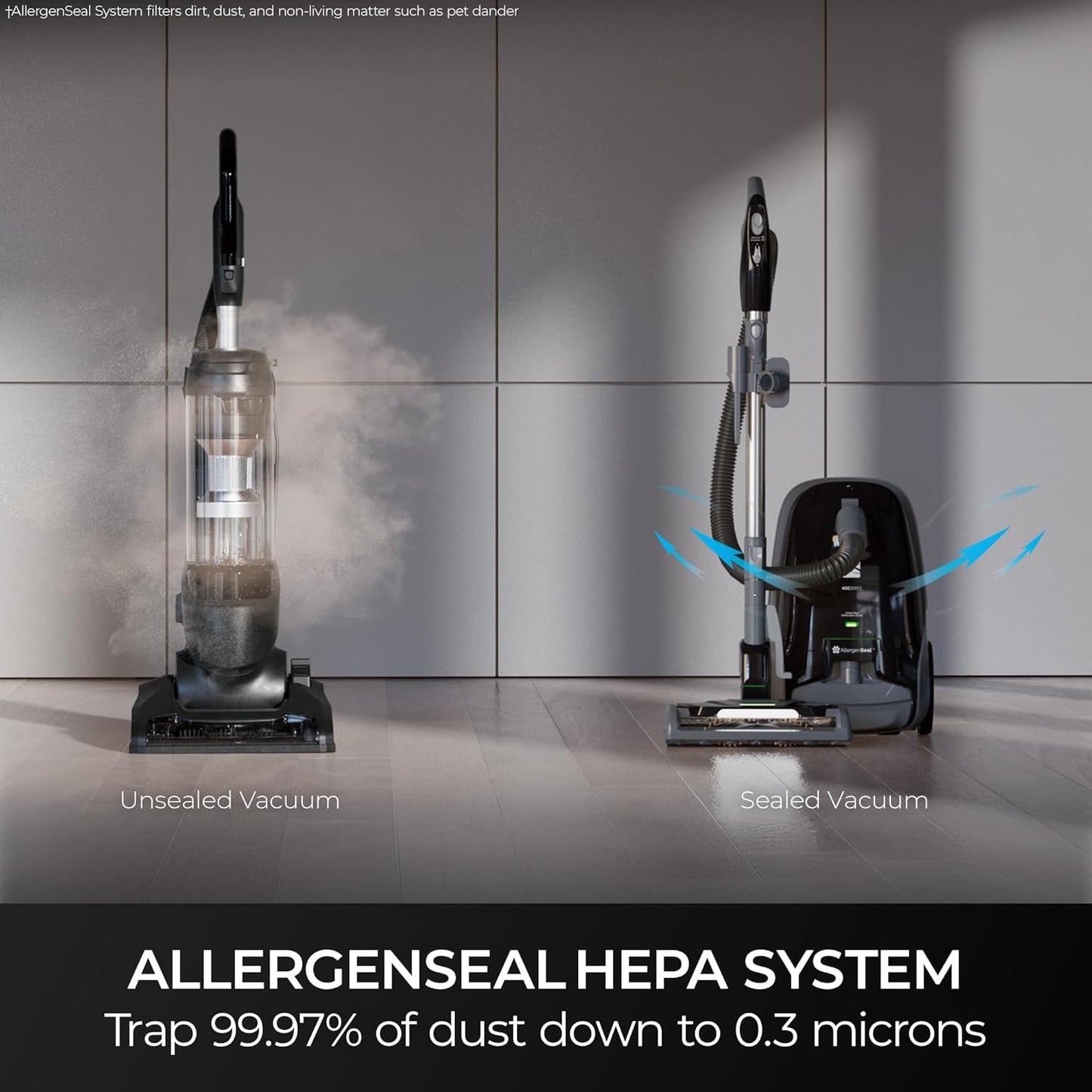 Kenmore BC3006 400 Series Pet Friendly Lightweight Bagged Canister Vacuum Cleaner 2-Motor Design with Hair Eliminator Brushroll, HEPA Filter, LED Headlight, Extended Wand and Auto Cord Rewind