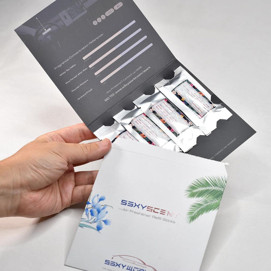 Tesla Model 3 and Model Y Air Freshener Refills (4 IN 1 Mix Pack including 4 different scents)