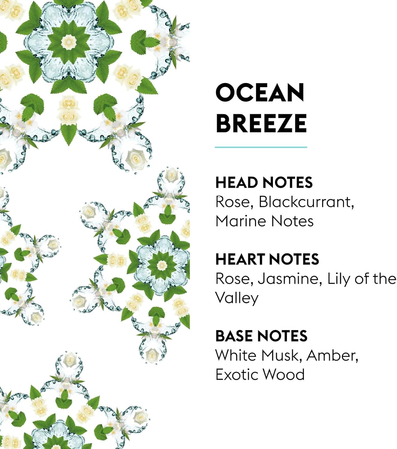 Ocean Breeze - Lampe Berger Fragrance Refill for Home Fragrance Oil Diffuser - 33.8 Fluid Ounces - 1 Liter