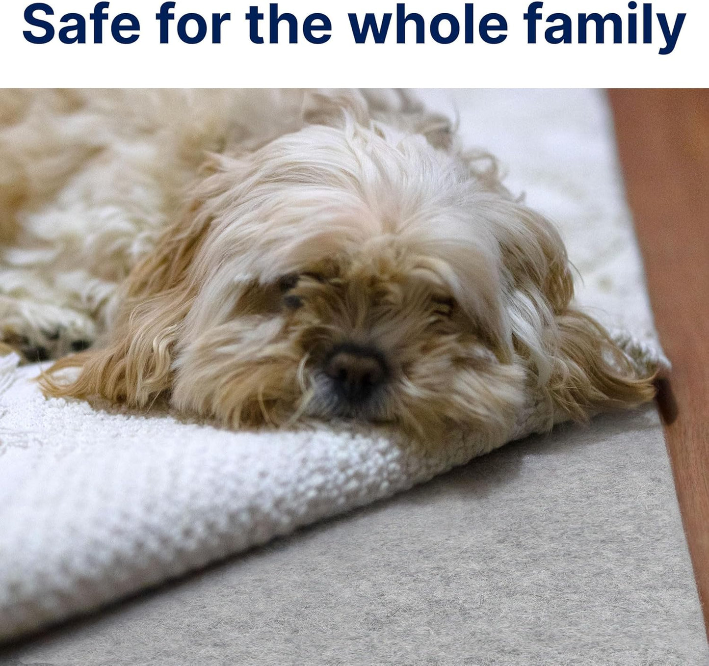 RUGPADUSA - Eco-Plush - 9'10" x 13'10" - 3/8" Thick - 100% Felt - Extra Cushioned Rug Pad - Available in 3 Thicknesses, Many Custom Sizes