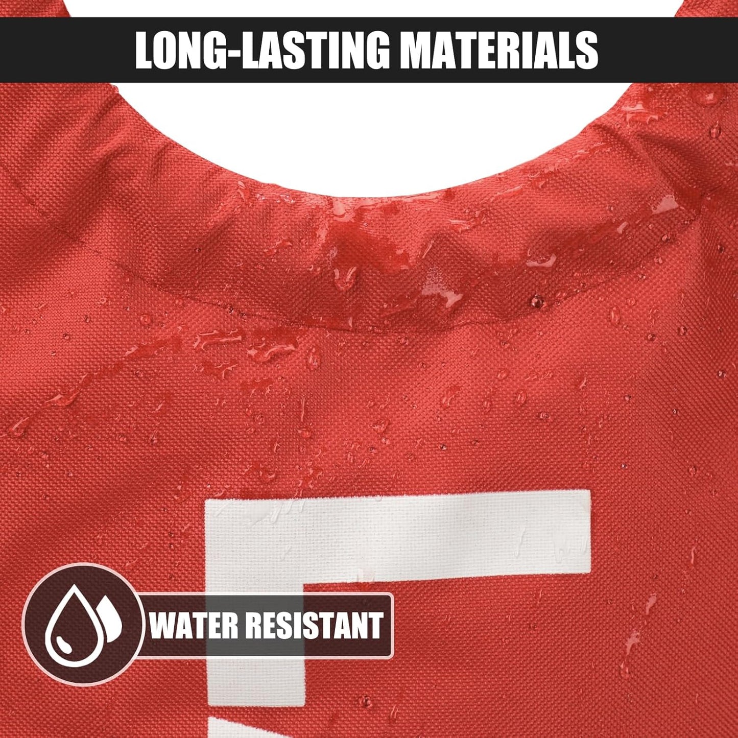 DOKEHOM 125L X-Large Collapsible Washing Laundry Basket Bag (7 Colors) for Bedroom, Fabric (Red, XL)