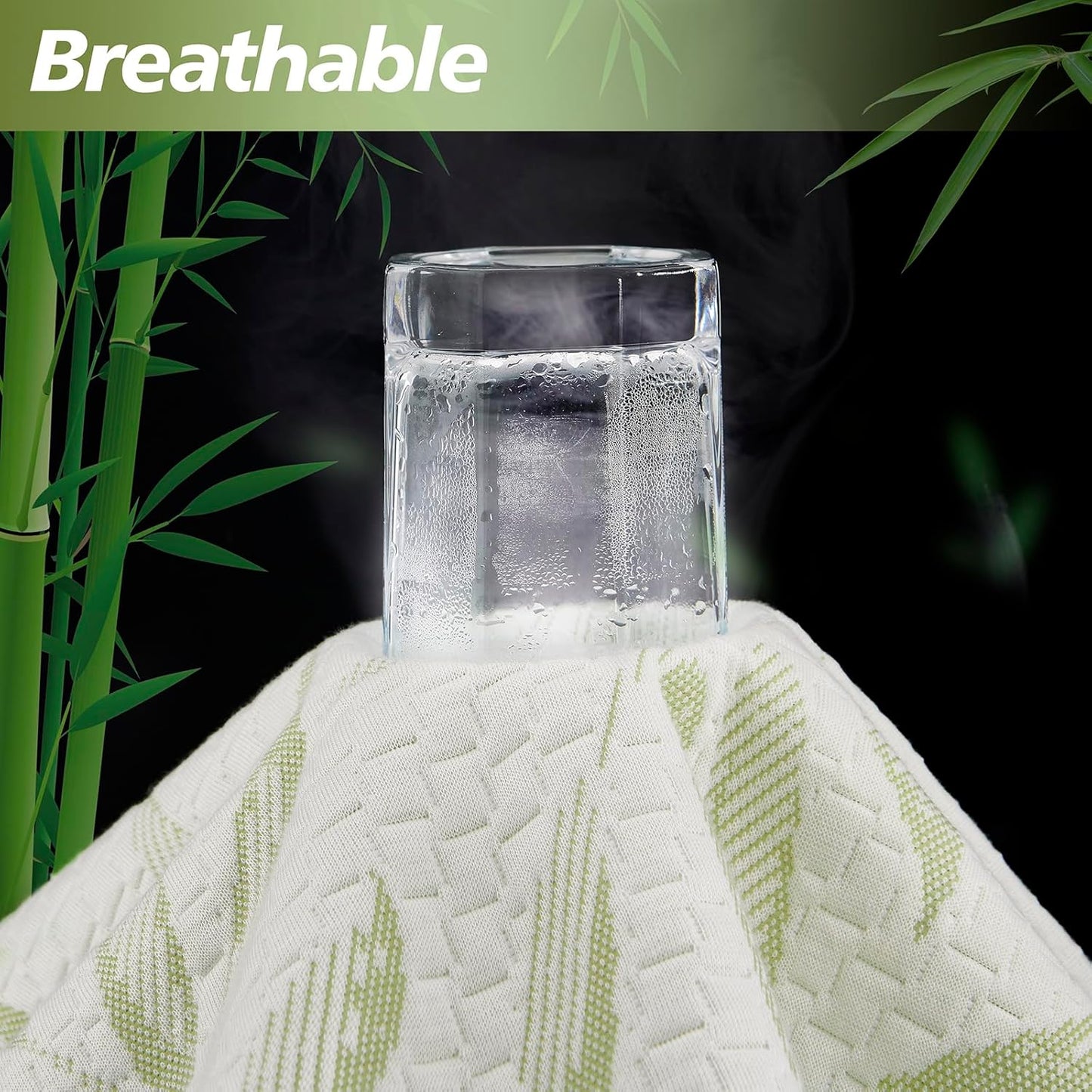 Twin Mattress Protector Waterproof Mattress Pad Washable Bamboo Rayon Mattress Cover Breathable Noiseless Bed Protector 5" - 21'' Elastic Fitted Deep Pocket