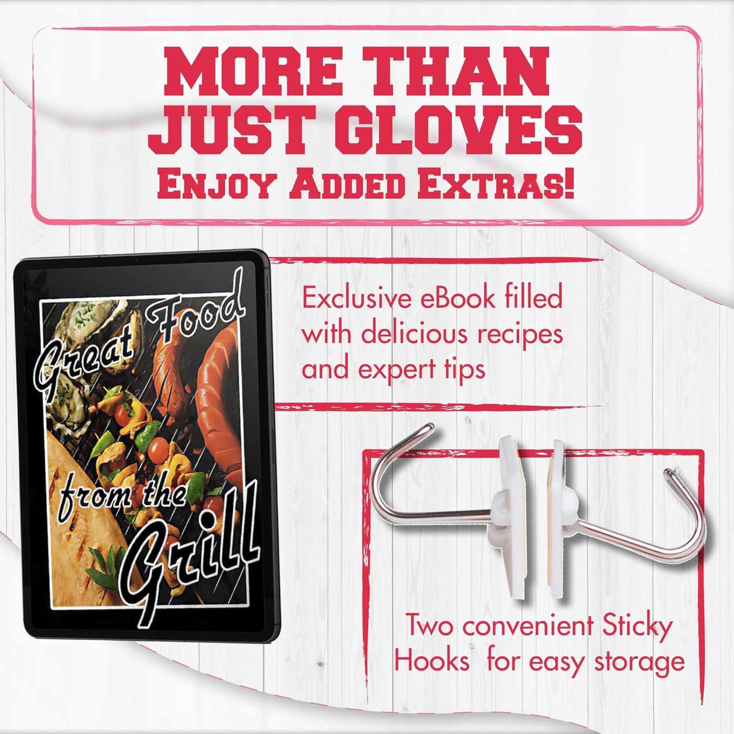 KITCHEN PERFECTION S Silicone Smoker Oven Gloves for Women -Extreme Heat Resistant BBQ Gloves -Handle Hot Food Right on Your Grill Fryer |Waterproof Oven Mitts Cooking Gloves |Superior Set+3 Bonuses