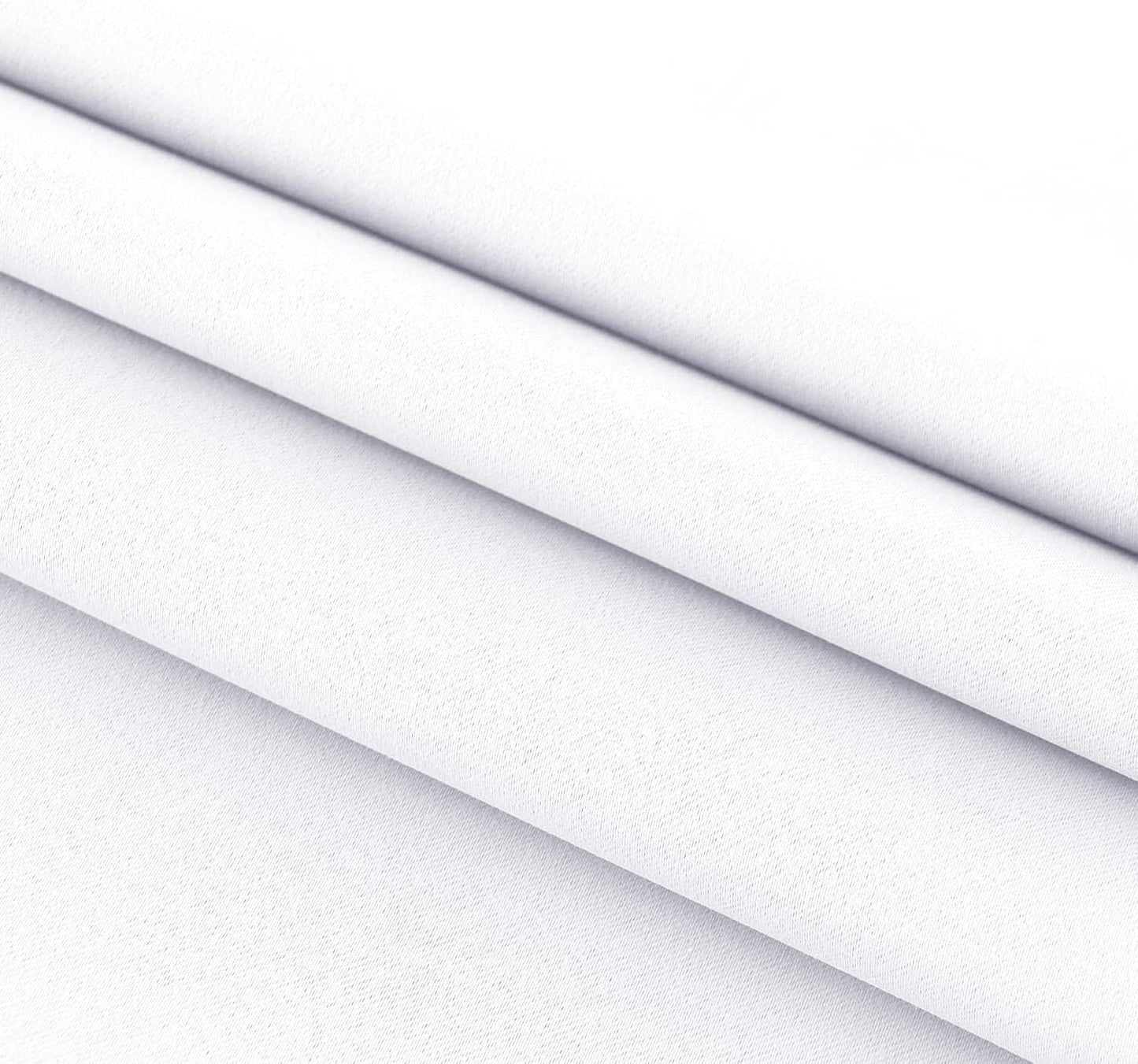 DWCN French Door Curtains – Rod Pocket Thermal Curtain for Doors with Glass Window, Kitchen and Patio Doors for Privacy, 54 X 80 Inches Long, 1 Curtain Panel with Tieback, Pure White