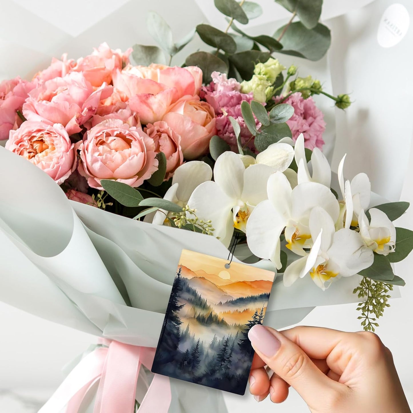 Car Air Freshener, Car Accessories Mirror Decor for Women Men-649