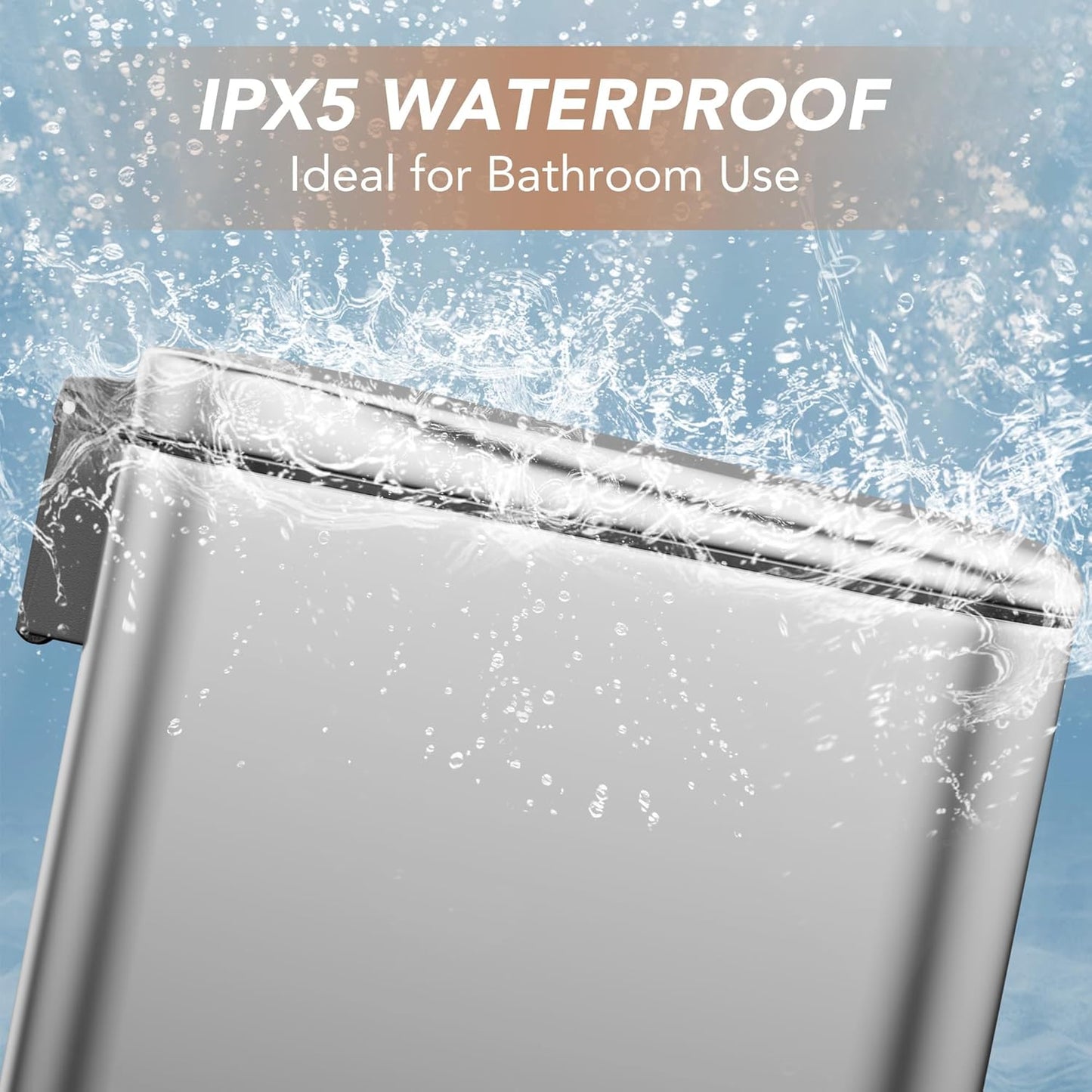 Small Trash Can with Lid Soft-Close, 6 L/1.6 Gal Bathroom Garbage Can with Removable Inner Bucket, Step Pedal, Stainless Steel Wastebasket for Kitchen, Bathroom, Bedroom, Office, Silver