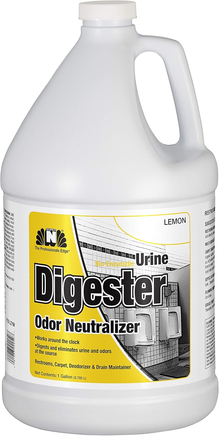 Nilodor BEON Urine Enzymatic Cleaner with Odor Neutralizer for Pet Dog, Carpet, and Bathroom, 1 Gallon, Lemon