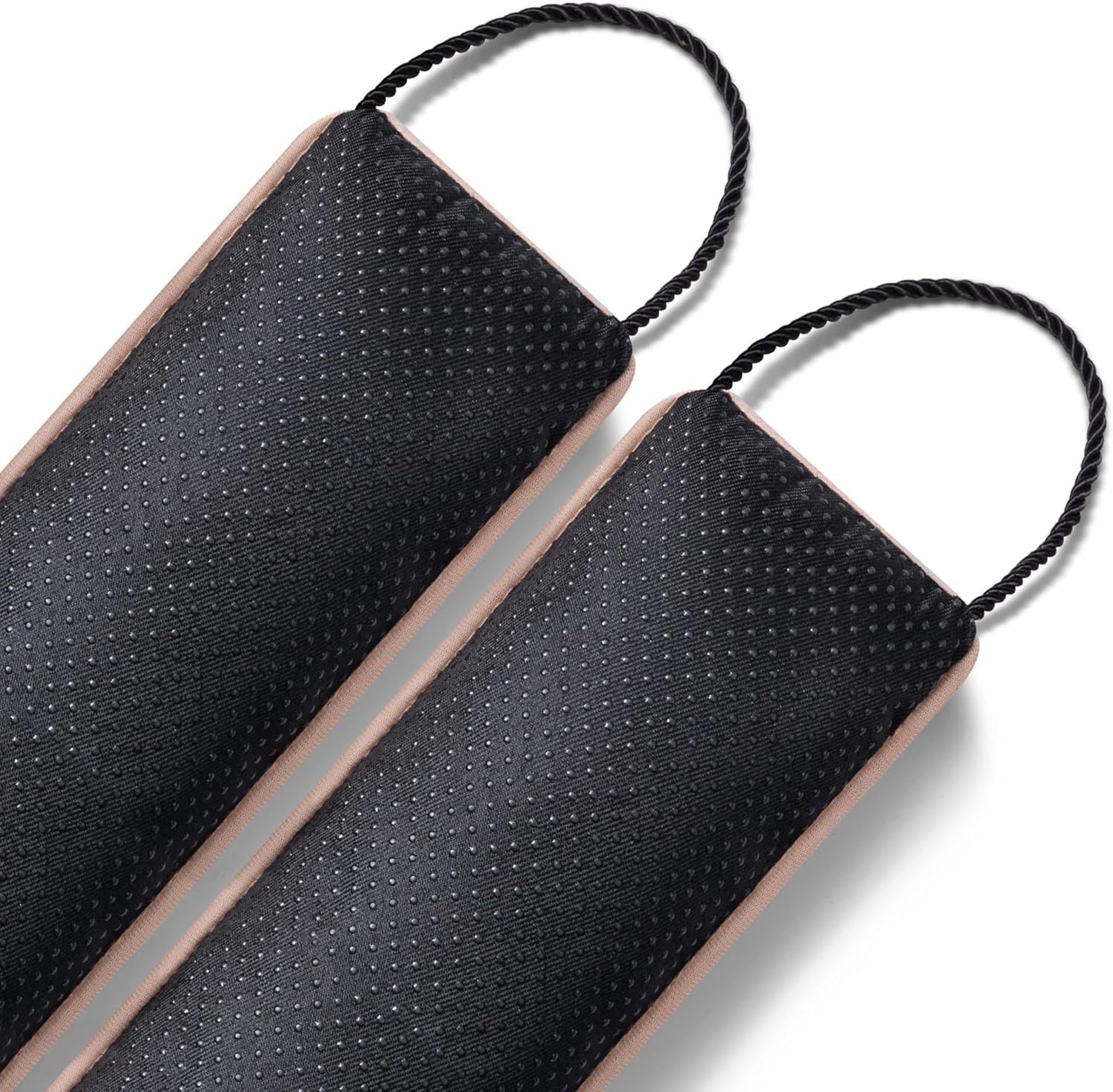 Sunolga 38" Door Draft Stopper Blocks Hot and Cold Air with Removable Washable Cover for Gaps Up to 3", All-Season Seal for Noise, Door Sweep for Bottom of Door and Window, Home Essentials, Almond