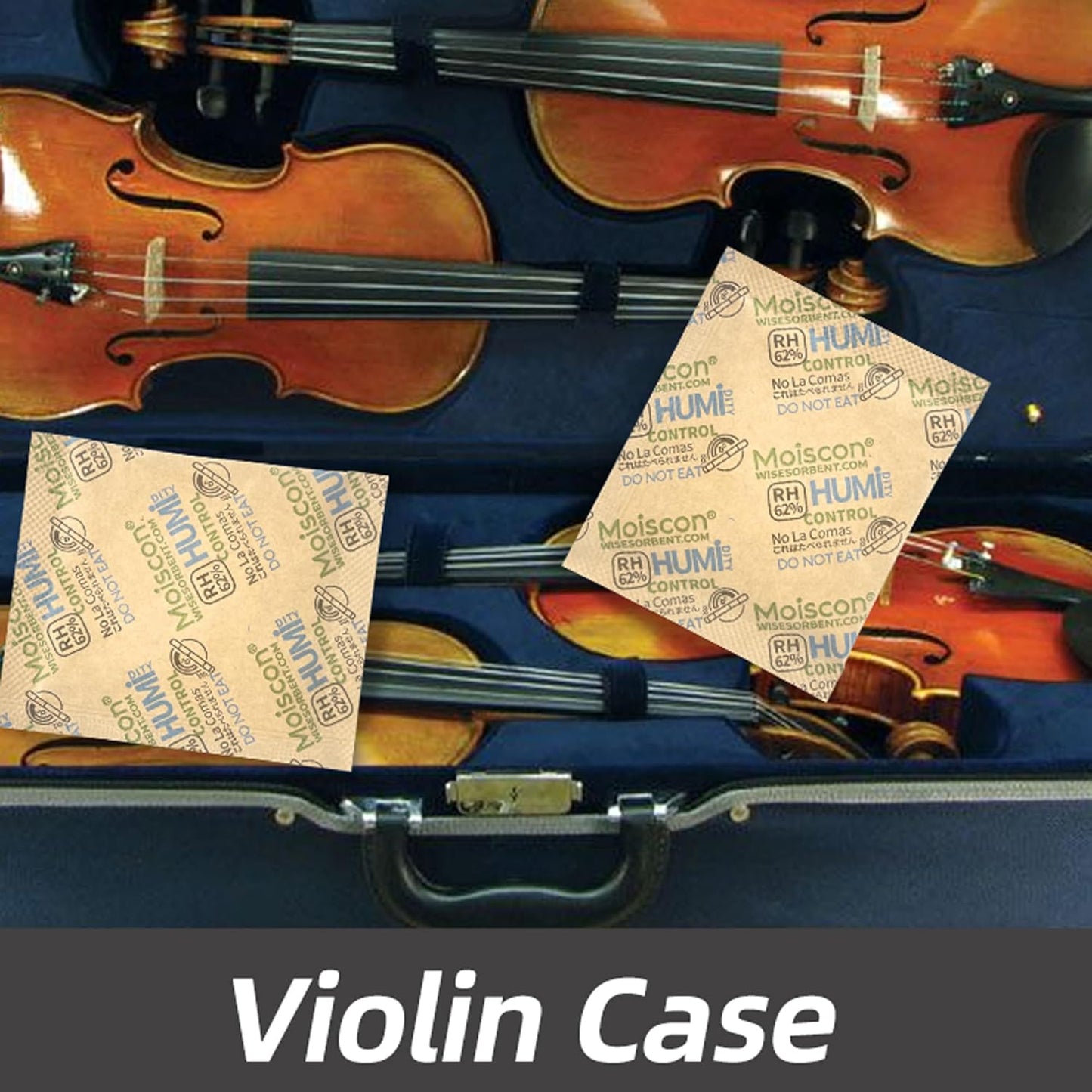 30 Pack 62% RH 8 Gram Two-Way Humidity Control Packs for Storing 1 oz, Size 8 Moisture Control Packets Individually Wrapped