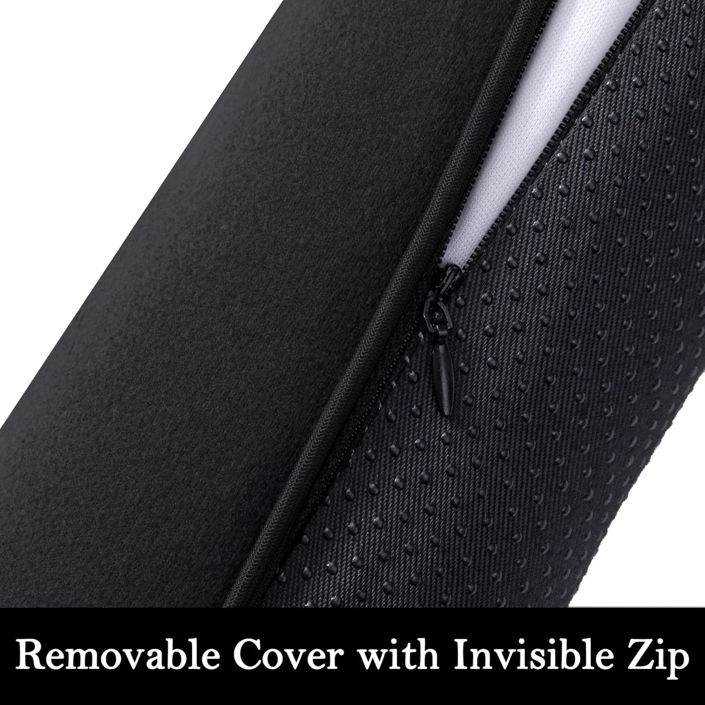 Sunolga 30" Door Draft Stopper Blocks Hot and Cold Air with Removable Washable Cover for Gaps Up to 3", All-Season Seal for Noise, Door Sweep for Bottom of Door and Window, Home Essentials, Black