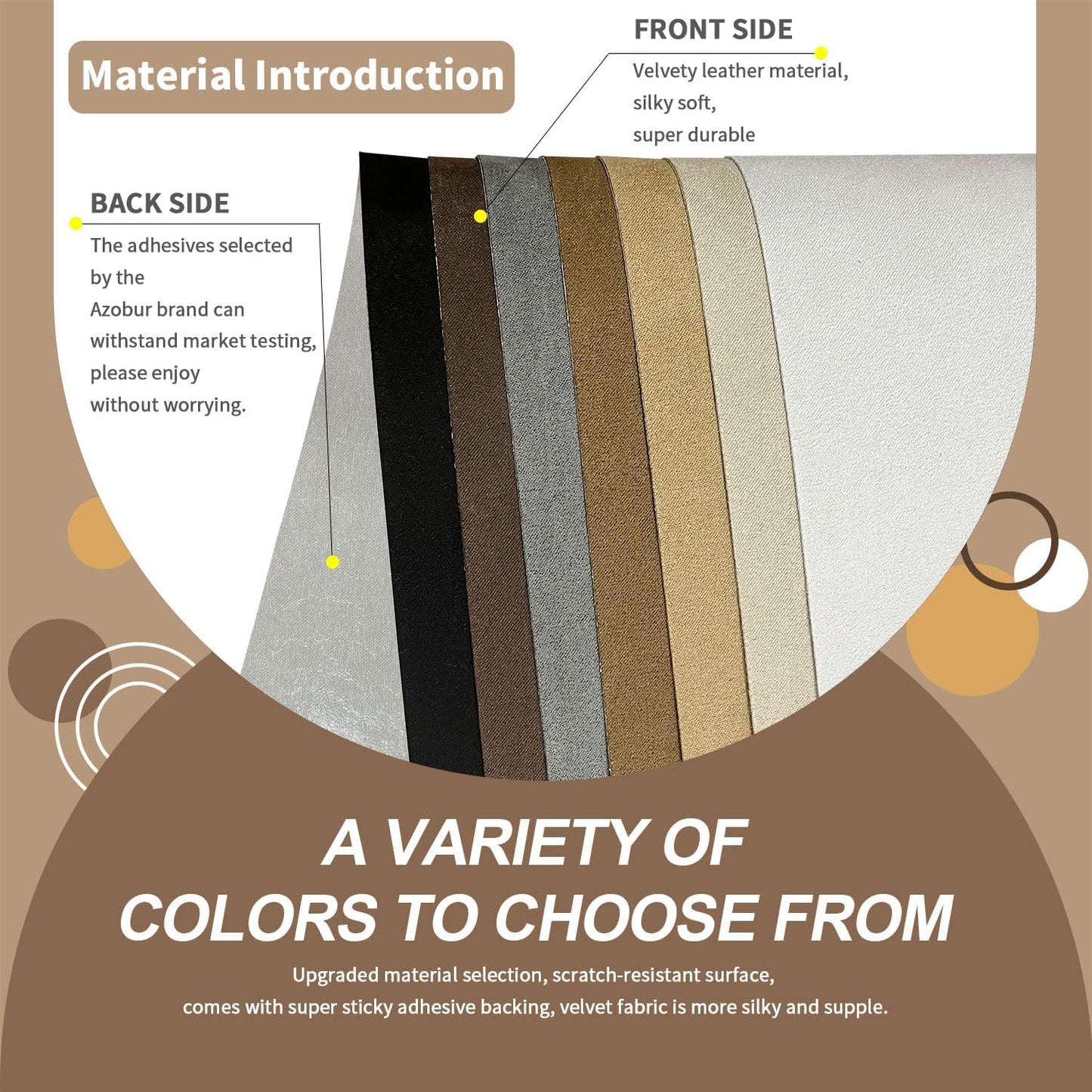 Velvet Repair Patch, Self-Adhesive Flannel Fabric Patch, Multi Colors, Microfiber Patch，Can be Used to Patch Sofas, Car Seats, Handbags, Jacket Holes and Tears (Black)