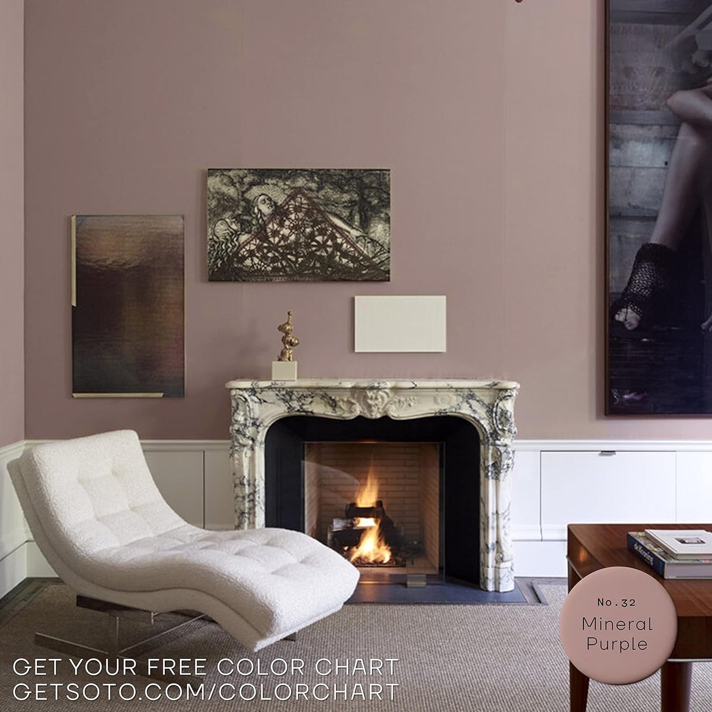 soto Purple Paint Touch Up, Multi-Surface, Matte Finish (No. 32 Mineral Purple) - 1.5 Ounces/45 Milliliters of Scratch Repair for Furniture, Walls, Cabinets, Trim, Doors, Indoor/Outdoor