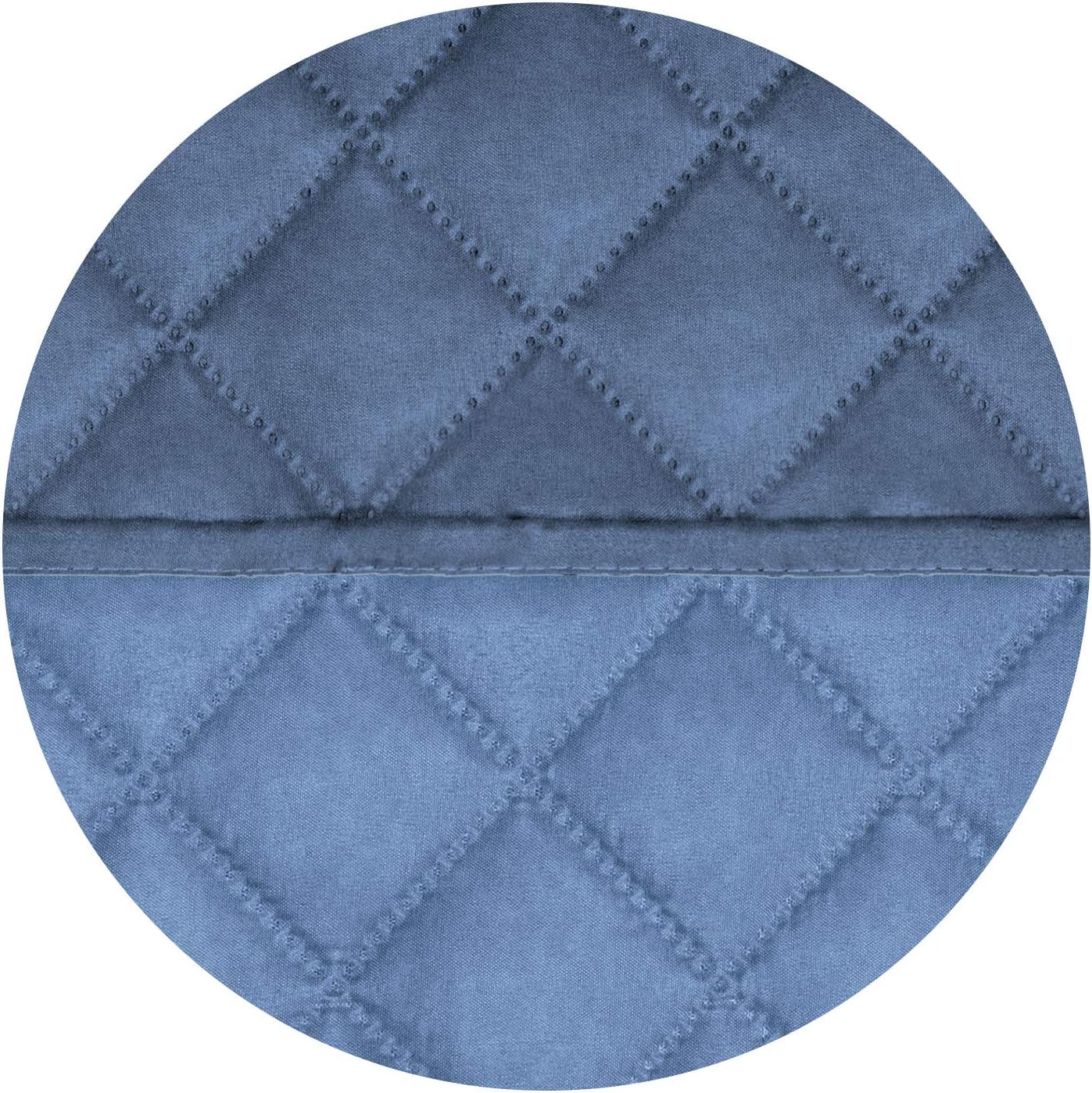 PureFit Reversible Quilted Sofa Cover, Water Resistant Slipcover Furniture Protector, Washable Couch Cover with Non Slip and Elastic Straps for Kids, Dogs (Small Recliner, Dark Blue/Light Blue)