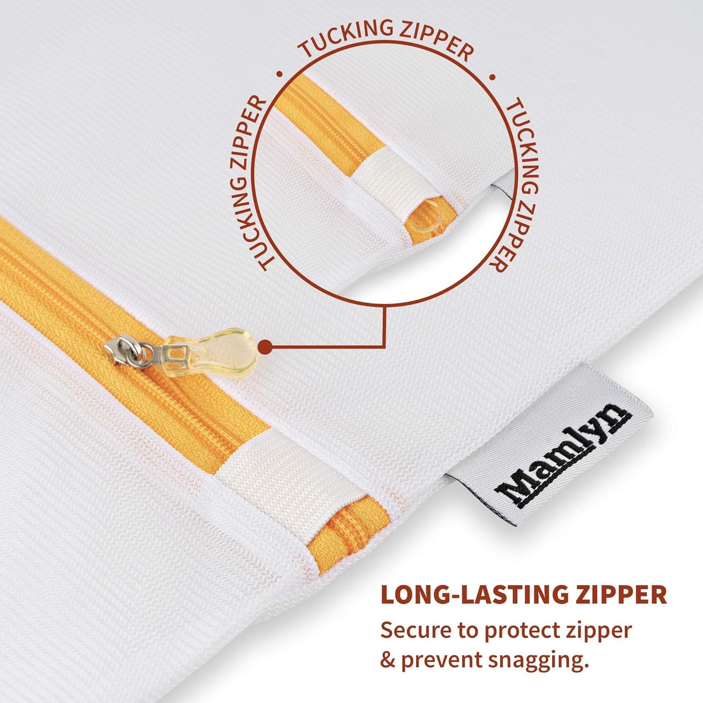 Mesh Laundry Bag for Delicates, Wash Bag for Underwear and Lingerie, Makeup Organizer Bag (1 Large, 2 Medium, 2 Small)