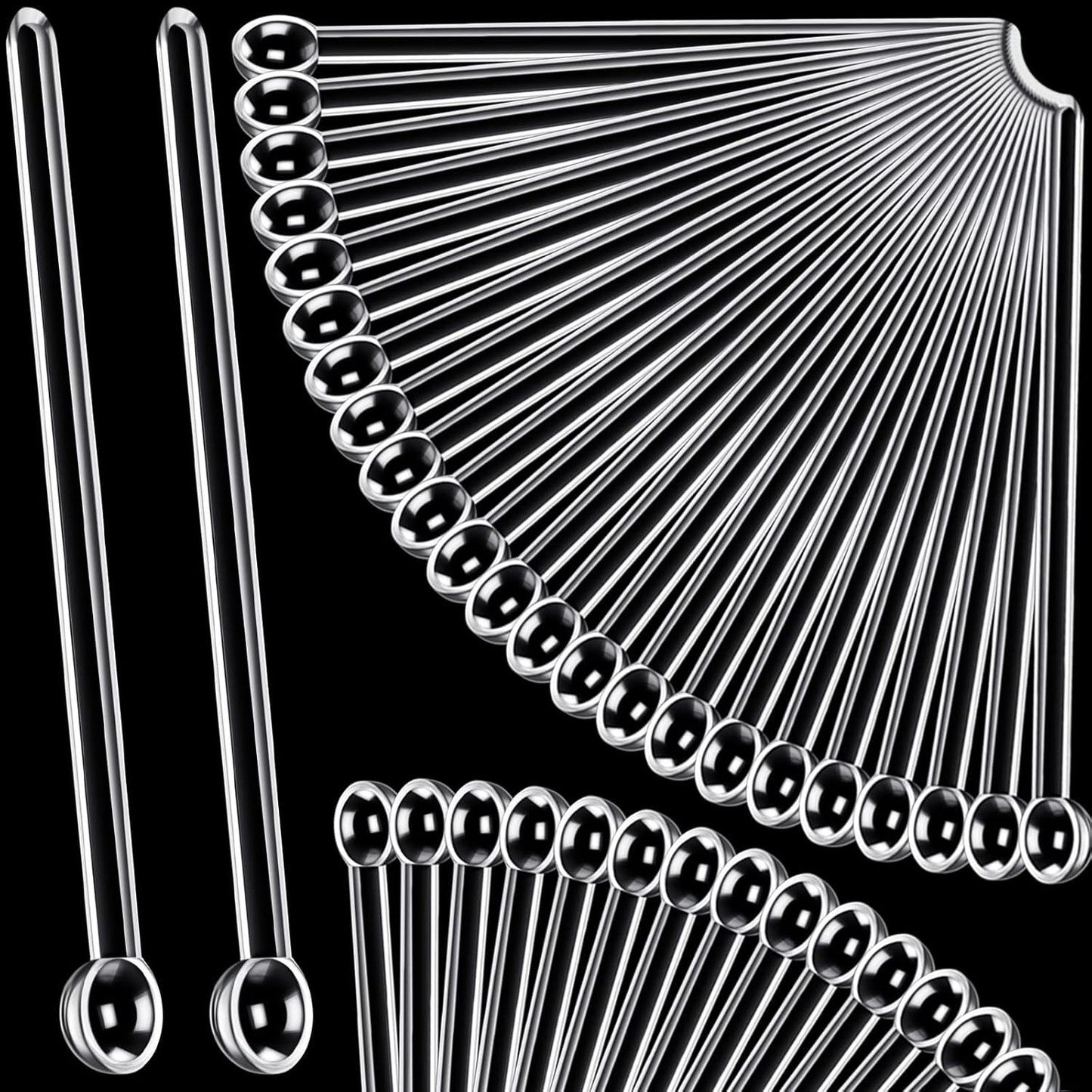 Honeydak 1/32 Teaspoon Micro Scoops 150 Milligram Mini Measuring Spoons Tiny Little Plastic Scoop for Measuring Cosmetics, Powders, Glitter and Seasoning(Clear, 48 Pieces)