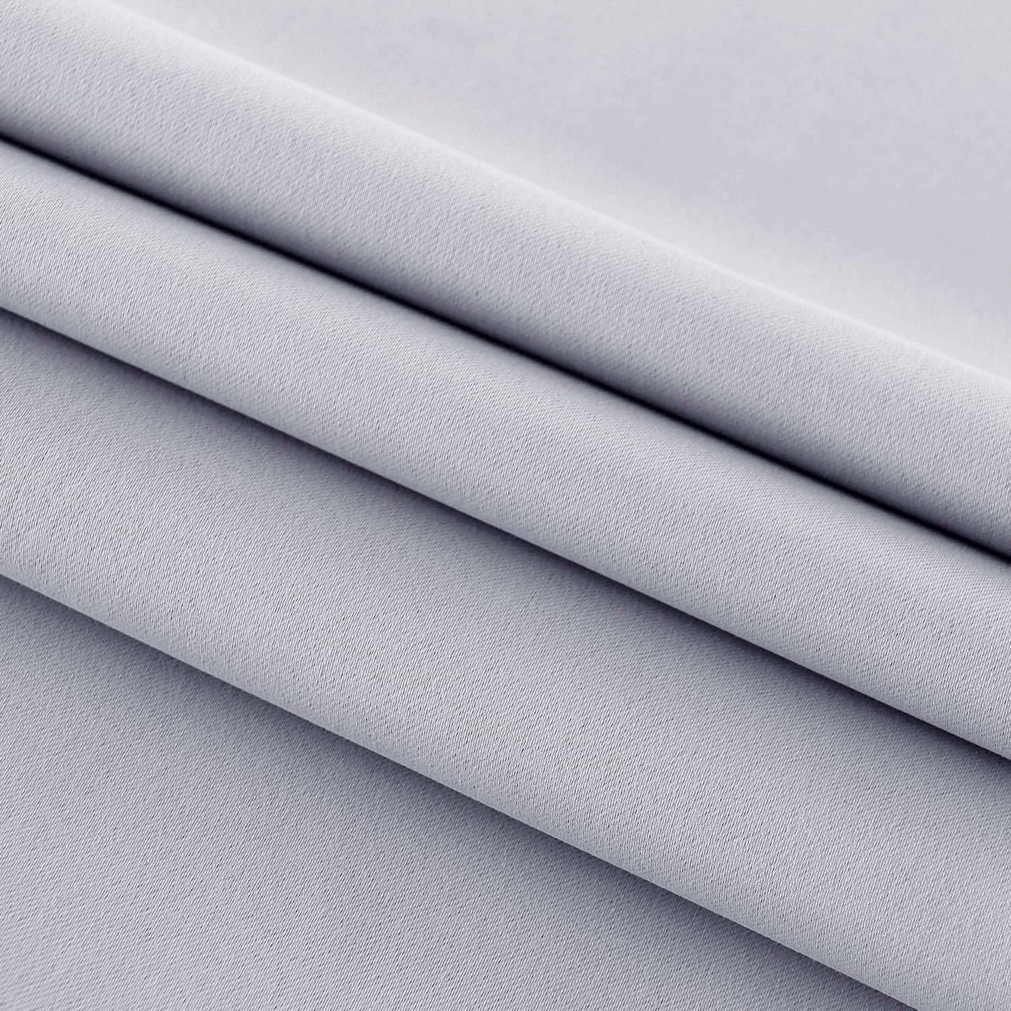 DWCN French Door Curtains – Rod Pocket Thermal Blackout Curtain for Doors with Glass Window, Kitchen and Patio Doors for Privacy, 23 X 72 Inches Long, 1 Curtain Panel with Tieback，Silver Grey