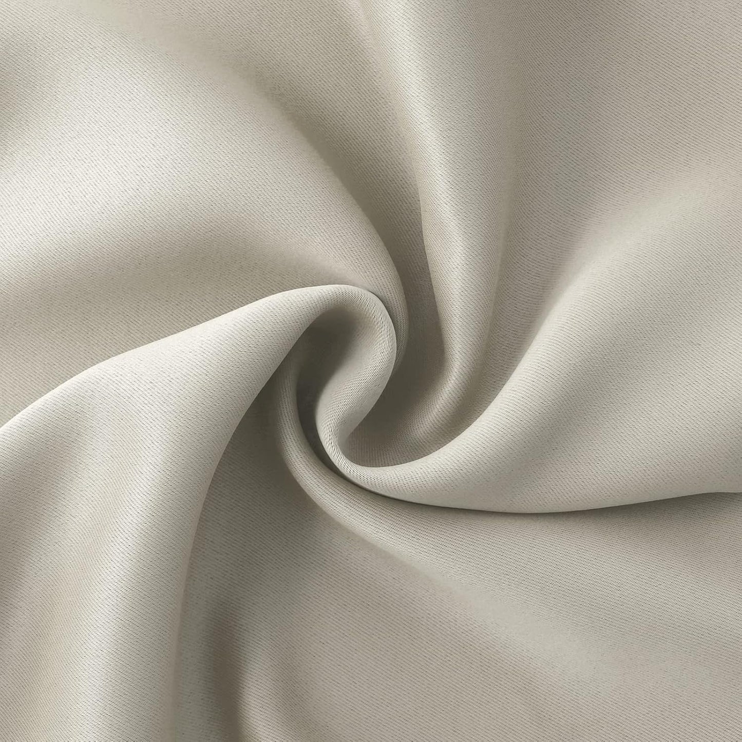 BGment Short Curtains 40 Inches Length for Small Window - Rod Pocket Thermal Insulated Room Darkening Window Drapes for Kitchen Bedroom Bathroom, Light Camel, 2 Panels, 42 x 40 Inch