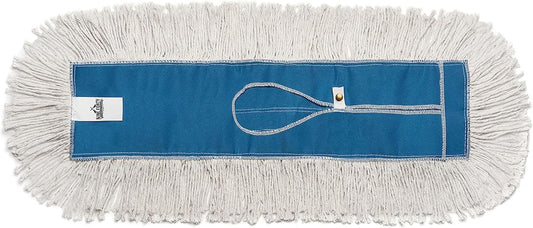 Nine Forty Industrial-Grade 60x5 Cotton Dust Mop Head Refills, Perfect Replacement for Busy Home, Gym, Industrial and Commercial Spaces, Heavy-Duty Mop for Janitorial & Housekeeping Needs - 1 Pack