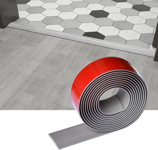 Floor/Door Flat Transition Strip & Self Adhesive Floor Vinyl Floor Edge Trim Laminate Floor Gap Covering Joining Strip