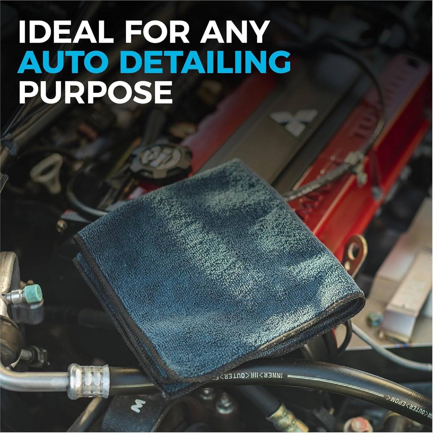 The Rag Company - All-Purpose Microfiber Terry Cleaning Towels - Commercial Grade, Highly Absorbent, Lint-Free, Streak-Free, Kitchens, Bathrooms, Offices, 300gsm, 14in x 14in, Yellow (12-Pack)