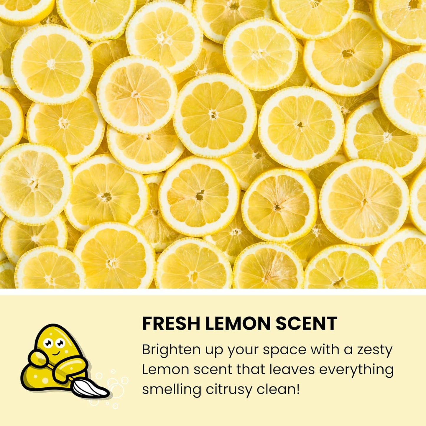 Slime Buddies Car Cleaning Gel Putty - Lemon Scented Interior Detailing Tool for Cup Holders, Air Vents & Keyboard - Reusable Auto Detailing Accessories - Dust Remover Goop - Gifts for Men Women