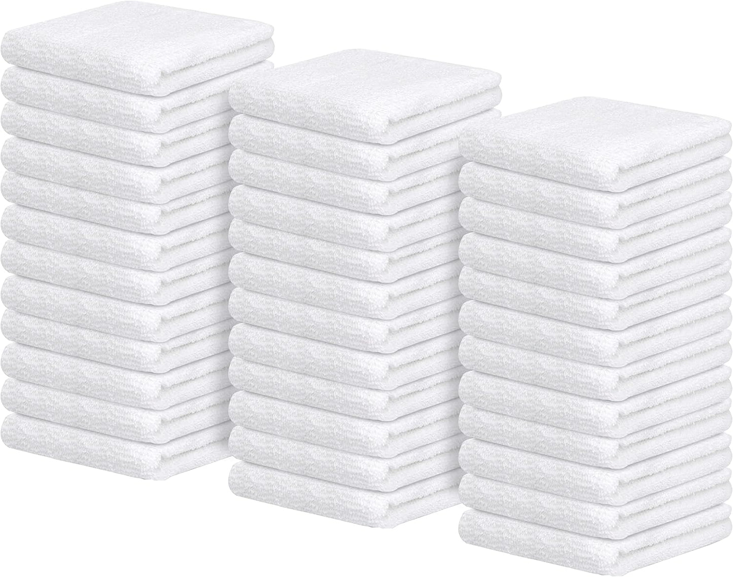 Avalon Towels Terry Bar Mop Towels (Value Pack of 36) Size 16"x19" – Absorbent and Durable, Multipurpose Cleaning Rags, Cotton Cleaning Cloths, Terry Cloth Rags, Reusable Shop Rag