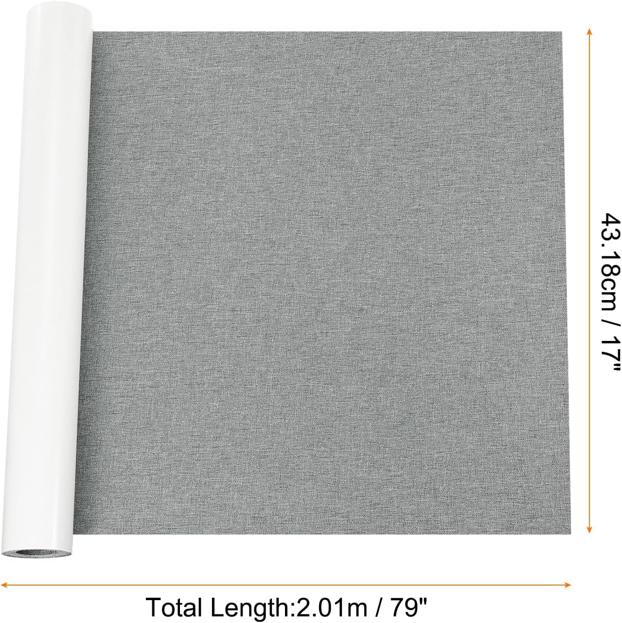 Repair Patches Repair Tape Self-Adhesive DIY Repair Patch Linen Gear Patch for Sofa, Furniture, Chair, Clothing,Tents,17x79 Inch,Grey