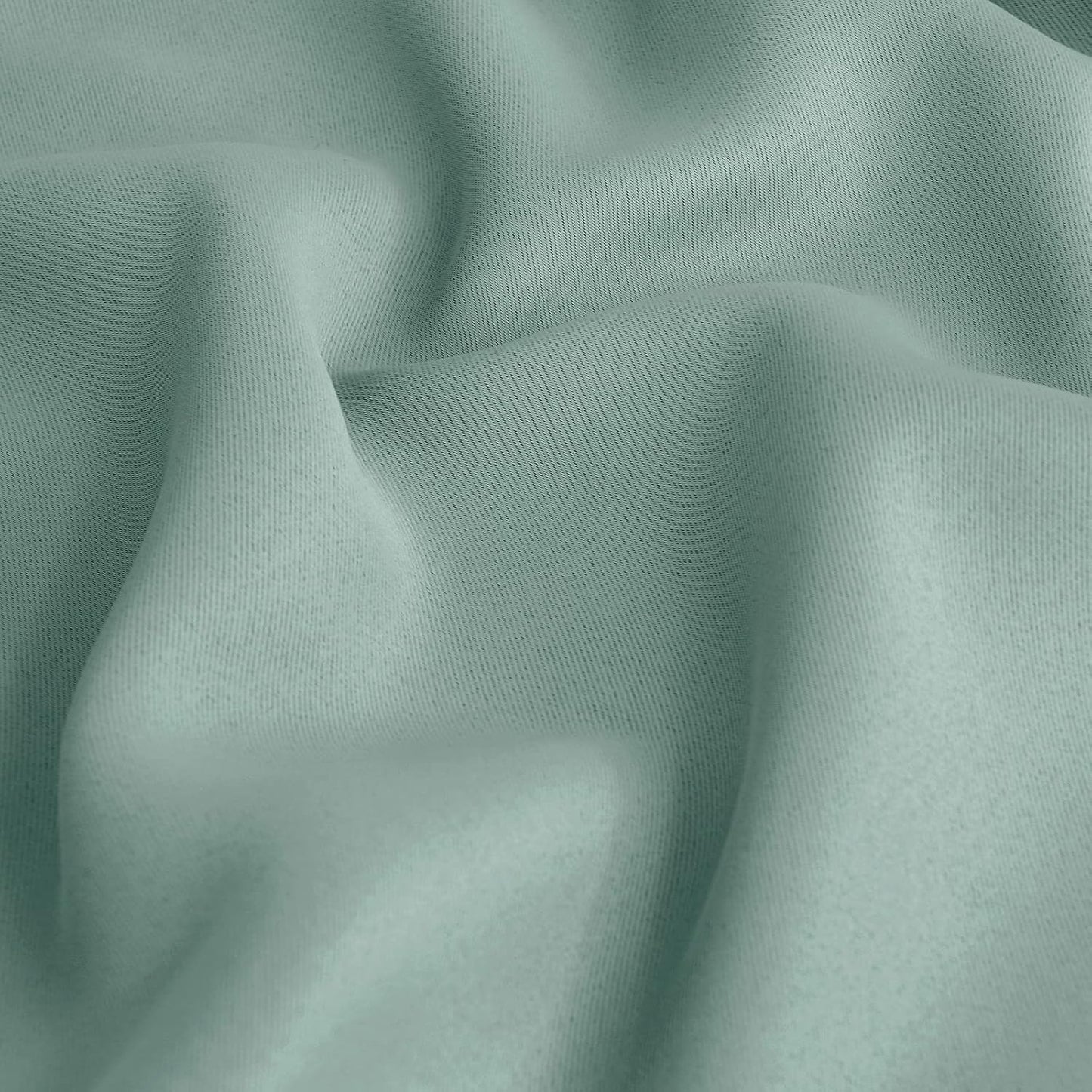 BGment Sage Green Curtains 54 Inch Length for Short Window - Thermal Insulated Blackout Drapes with Rod Pocket for Bedroom Bathroom Basement Living Room, 42 x 54 Inch, 2 Panels