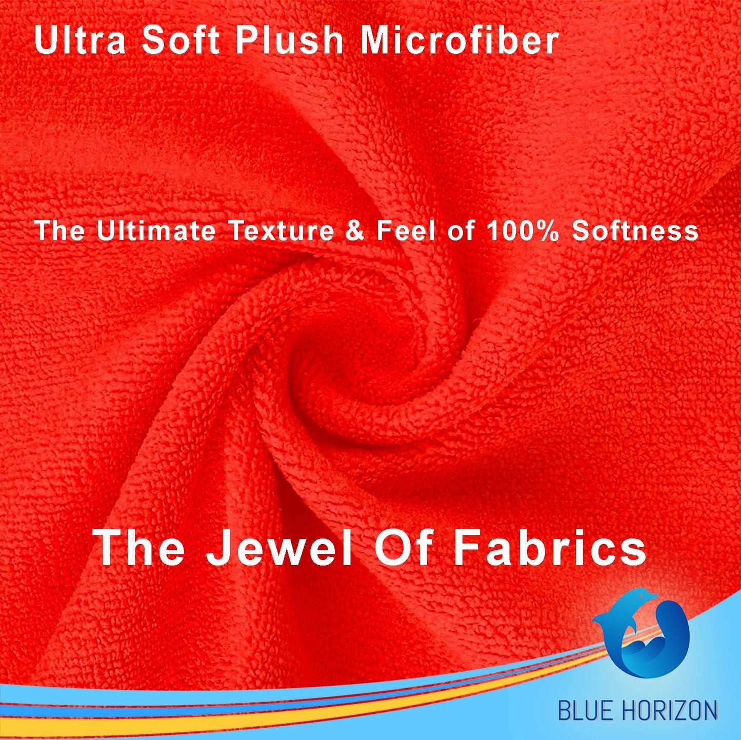 Microfiber Cleaning Towels, 3 Dozen Commercial and Household Bulk Pack, Ultra Soft Plush Wash-Cloths, Micro-fiber Detailing Cleaning Cloths for Car, Household and Commercial (Red, 16" x 16")