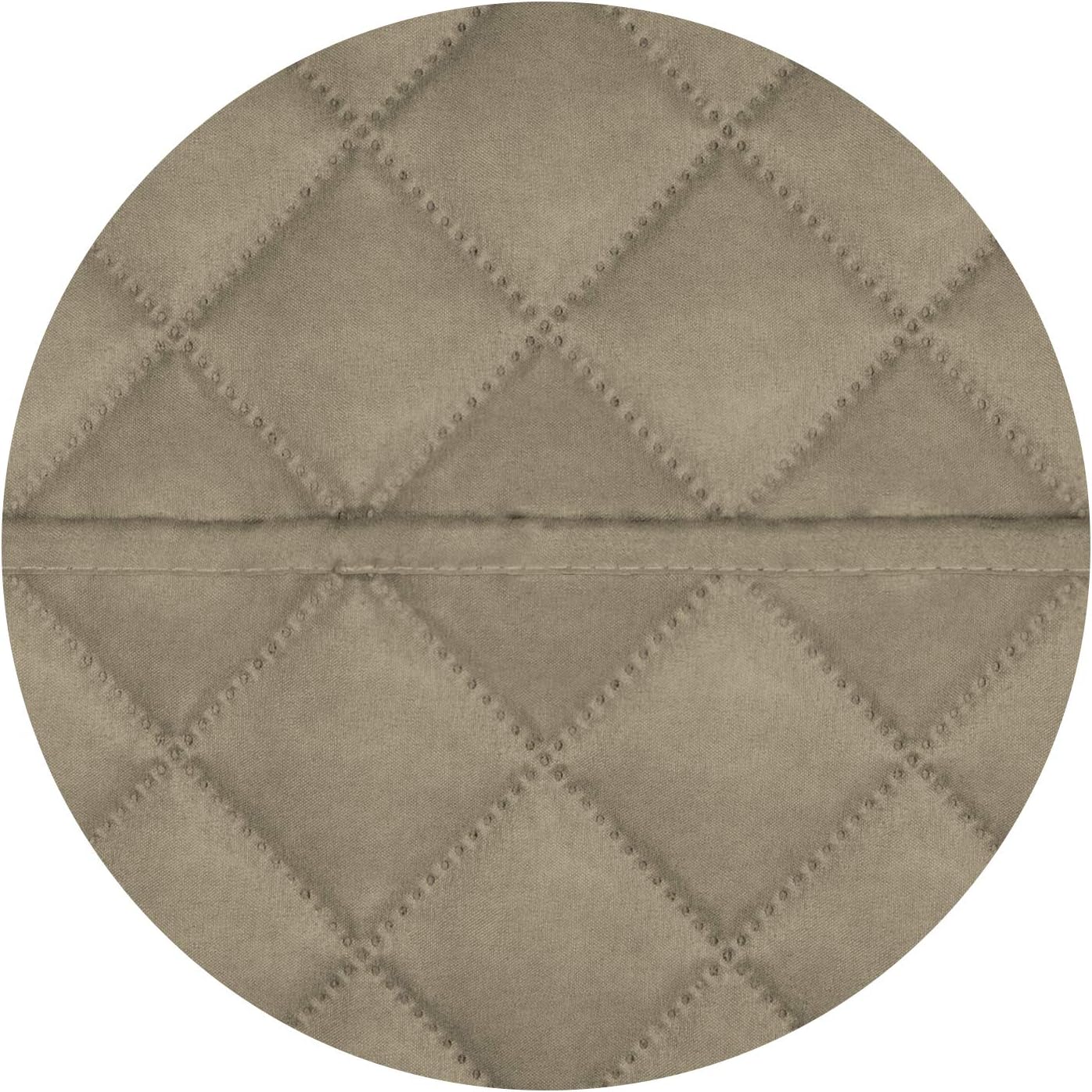 PureFit Reversible Quilted Sofa Cover, Water Resistant Slipcover Furniture Protector, Washable Couch Cover with Non Slip and Elastic Straps for Kids, Pets (Oversized Sofa, Beige/Beige)