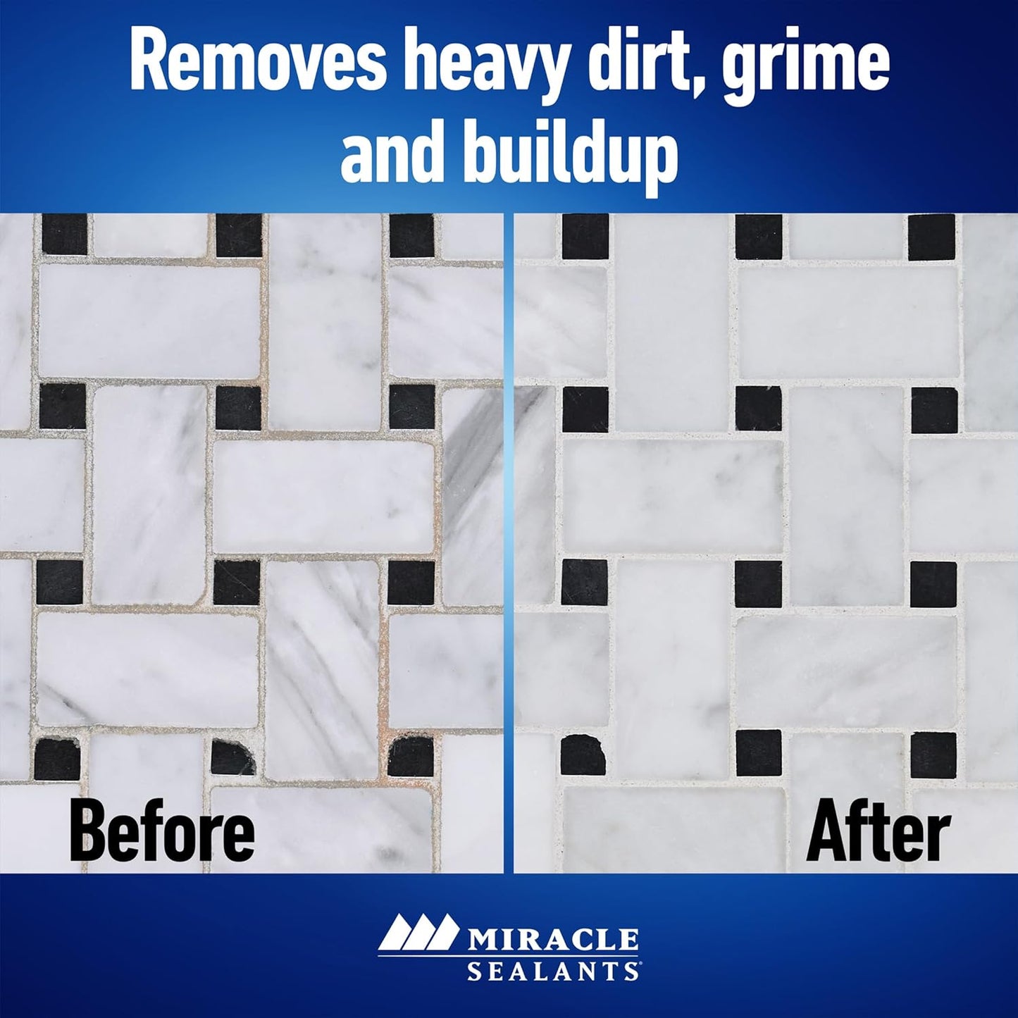 Miracle Sealants Heavy Duty Miracle Grout Cleaner Spray for Natural Stone, Marble, Tile & Grout, Quart