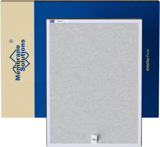 Membrane Solutions MSA3/MSA3S Genuine Smoke Removal Air Purifier Filter Replacement 1 Pack, Upgraded 6-in-1 H13 True HEPA Filter with OdallerPure Technology