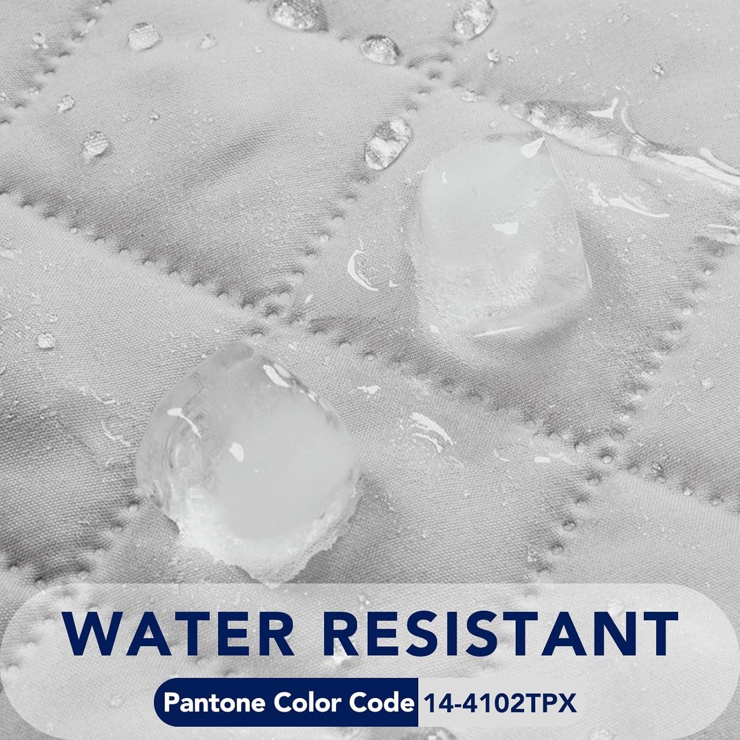 PureFit Reversible Quilted Sofa Cover, Water Resistant Slipcover Furniture Protector, Washable Couch Cover with Non Slip and Elastic Straps for Kids, Dogs, Pets (Sofa, Light Gray/Light Gray)