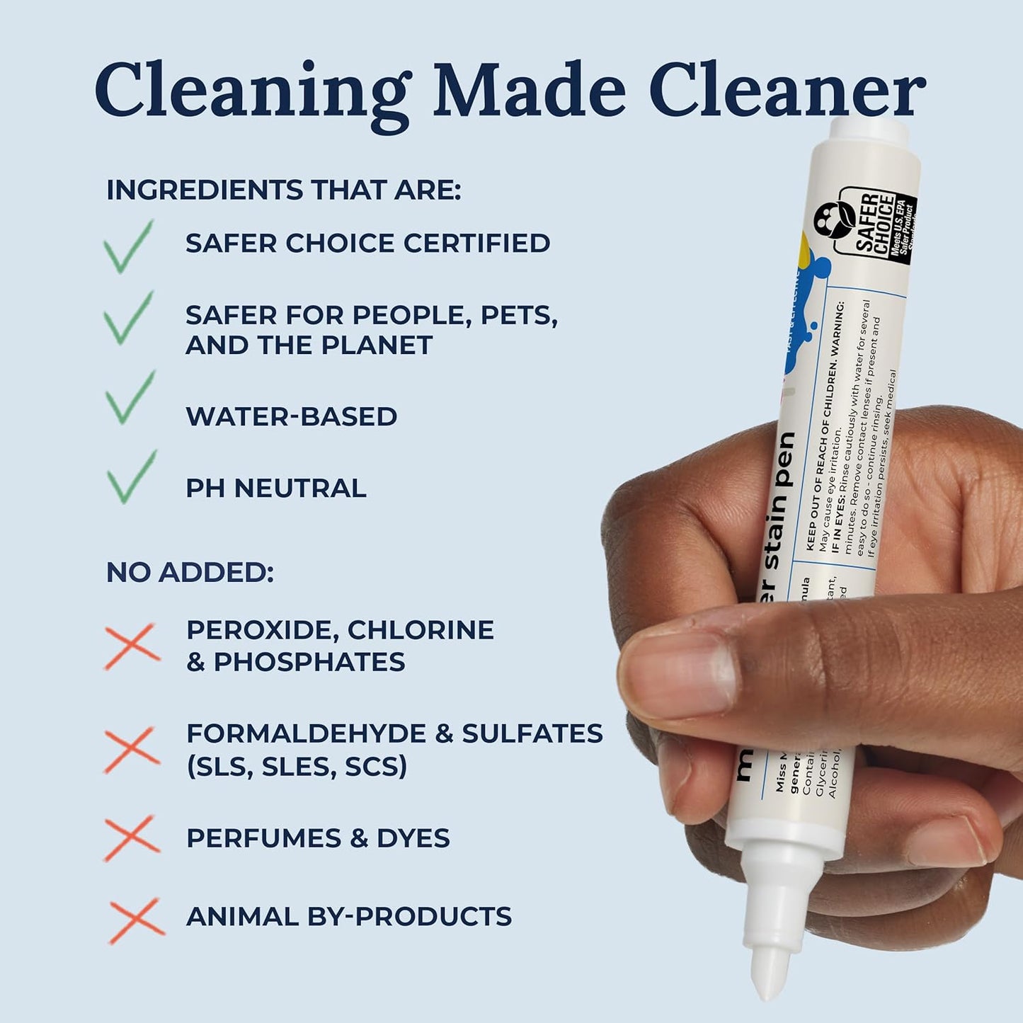 Miss Mouth's Messy Eater Stain Treater Pen - 2 Pack To Go Instant Stain Remover Pen - Newborn & Baby Essentials - On-The-Go & Travel Essentials