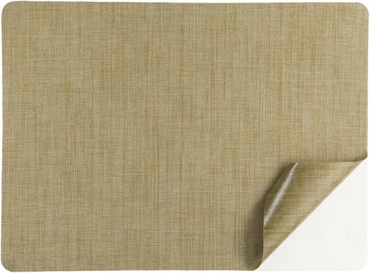 PATIKIL Linen Repair Patch, 8 x 11 Inch Self-Adhesive Linen Fabric Repair Patches for Sofa Couch Clothes Handbag Tents Car Seats Furniture, Khaki