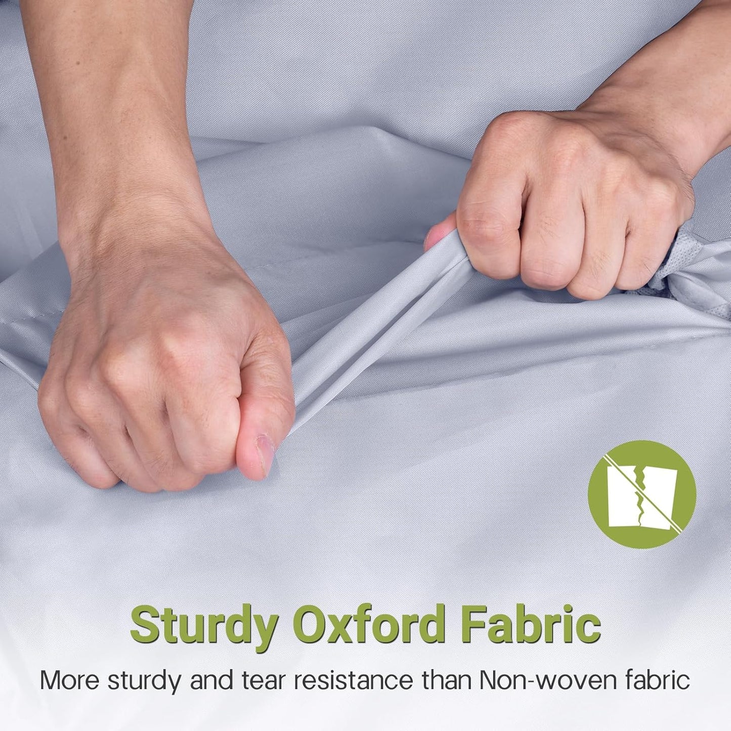 AOODA 2 Pack Over the Door Organizer, Large Capacity Closet Door Hanging Organizer, Clear Deep Pockets Baby Organizer Storage for Nursery, Bathroom, Bedroom, Pantry, Diapers (Grey)