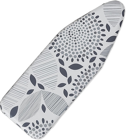 Ironing Board Cover with Two 5MM Thick Feltpads,13"x43"Heat Resistant Replacement Ironing Board Cover and Pad,Fits Standard Ironing Boards,Durability and Easy to Install