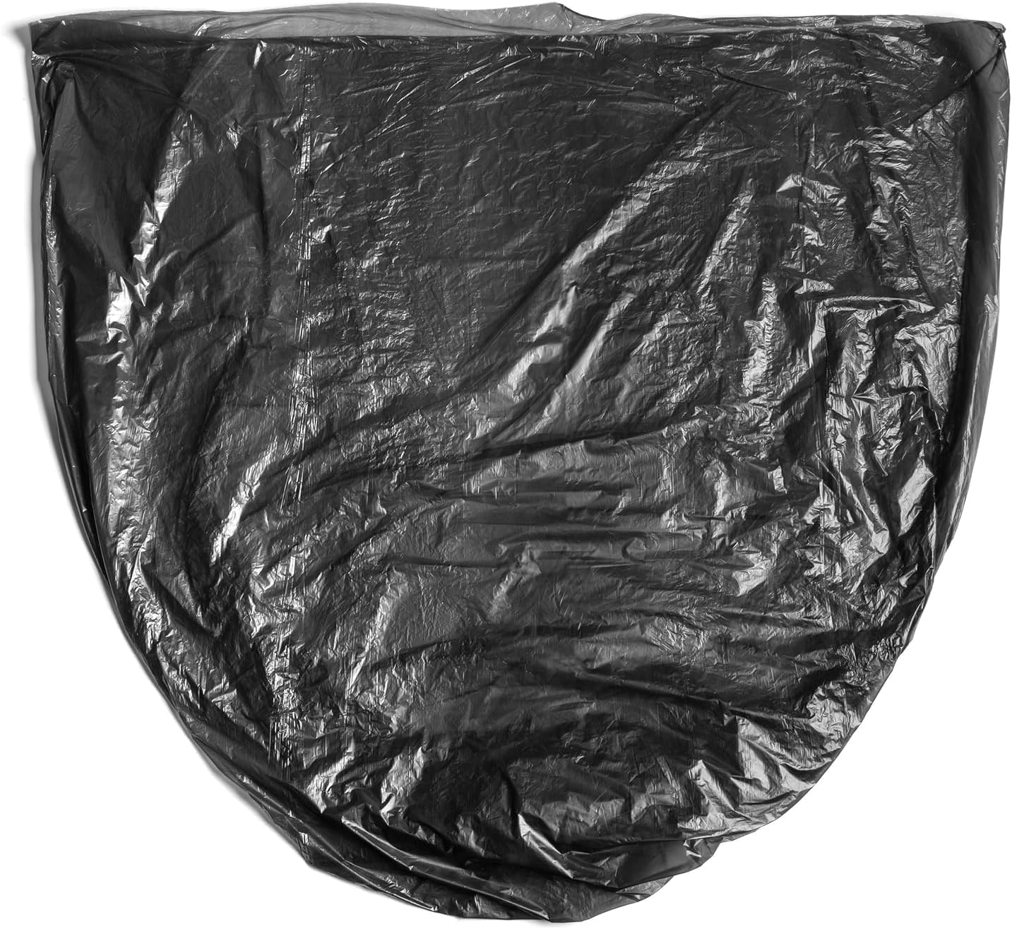 Aluf Plastics High Density Trash Bags, 16 Gallon, 4000 Count, 6 Micron (eq), 24" x 33", Black, for Bathroom, Office, Industrial, Commercial, Janitorial, Municipal, Recycling
