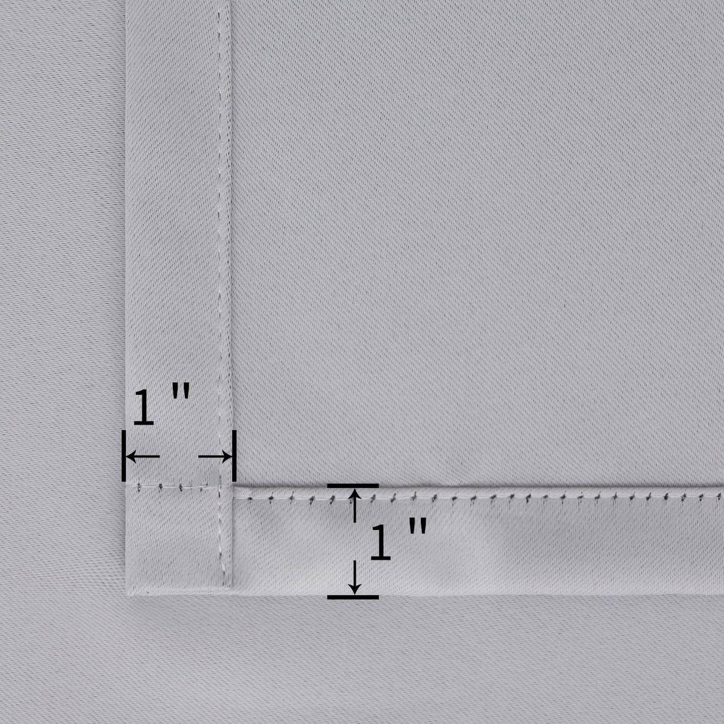 BGment Rod Pocket Blackout Curtains for Bedroom 72 Inches Length - Thermal Insulated Room Darkening Curtain for Living Room, 42 x 72 Inch, 2 Panels, Light Grey