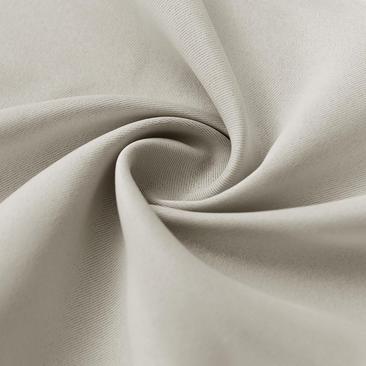 RYB HOME Kitchen Curtains Blackout - Thermal Insulating Small Window Curtains for Bathroom Basement Bedroom Cafe Classroom Light Block Drapes, W 34 x L 48 inches, Natural, 2 Panels