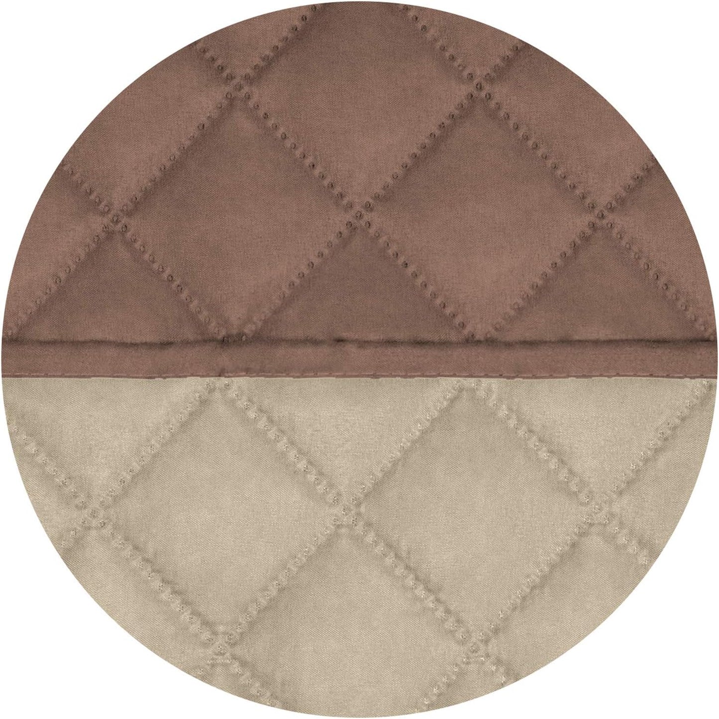 PureFit Reversible Quilted Sofa Cover, Water Resistant Slipcover Furniture Protector, Washable Couch Cover with Non Slip and Elastic Straps for Kids, Dogs, Pets (XX Large, Brown/Beige)