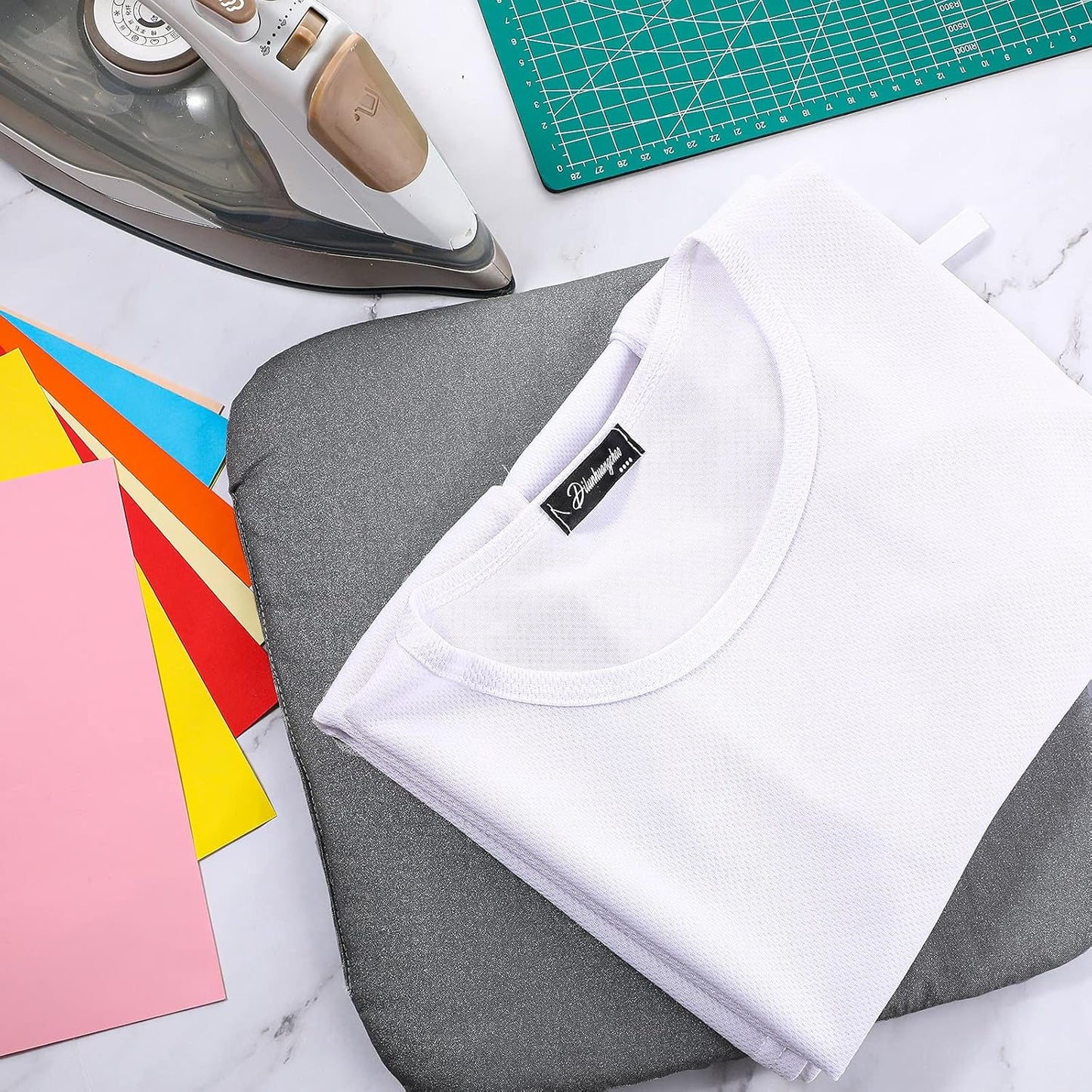 3 Pcs Heat Press Mats Compatible with Easypress 2 / Easypress Easy Press Mat Protective Resistant Double Sides Applicable Ironing Insulation for HTV Iron on Projects(Solid Pattern)