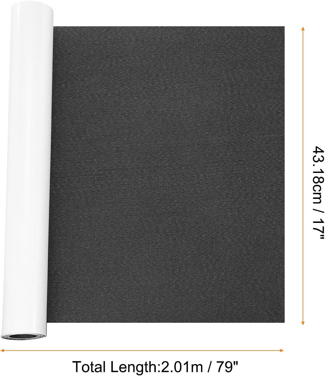 Repair Patches Repair Tape Self-Adhesive DIY Repair Patch Linen Gear Patch for Sofa, Furniture, Chair, Clothing,Tents,17x79 Inch,Black