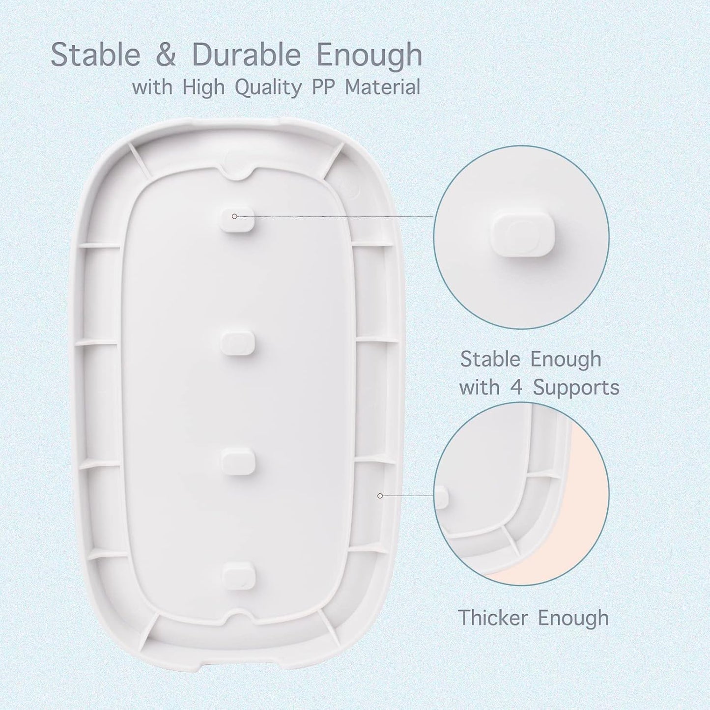 Baby Bottle Drying Rack, Space Saving Bottle Dryer Holder for Bottles, Nipples, Pump Parts, Cups