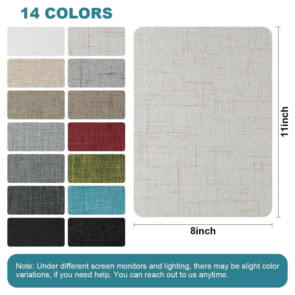 J.CARP 2Pcs Linen Repair Patches, Large Self-Adhesive Fabric Patch for Sofas, Couch, Furniture, Car Seats (8 * 11 inches-2PCS Floral Beige)