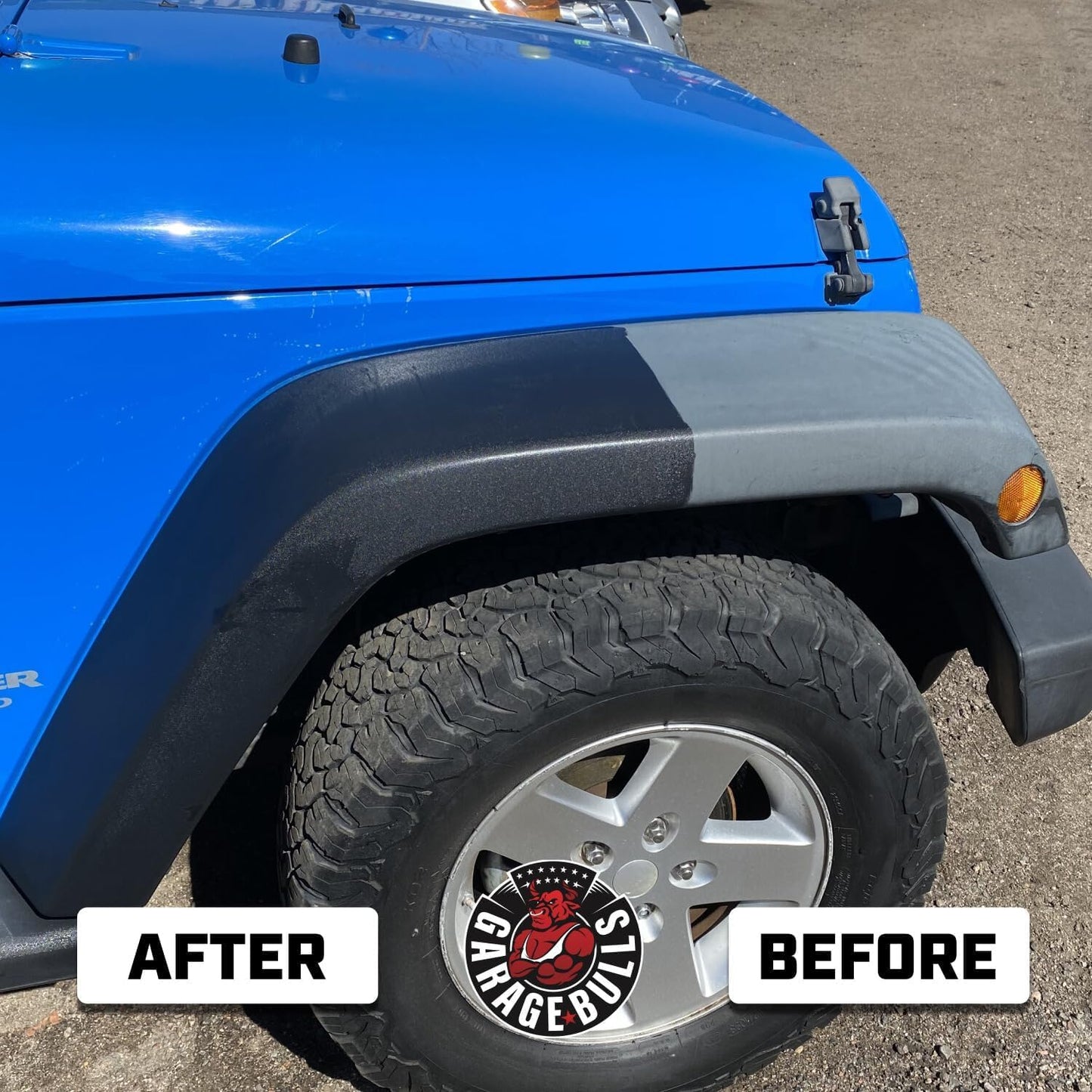 garage bulls Car Plastic Restorer & Hydrophobic Trim Ceramic Coating Kit Car Accessories Long Lasting Coating (3 Pack)