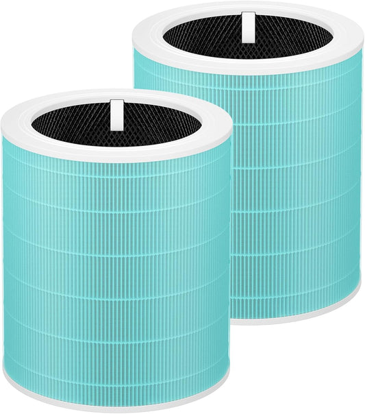 2 Pack Core 600S Toxin Absorber Replacement Filter Compatible with LEVOIT Core 600S-P Air Purifier, 3-in-1 HEPA and Activated Carbon Filter, Core 600S-RF-TX