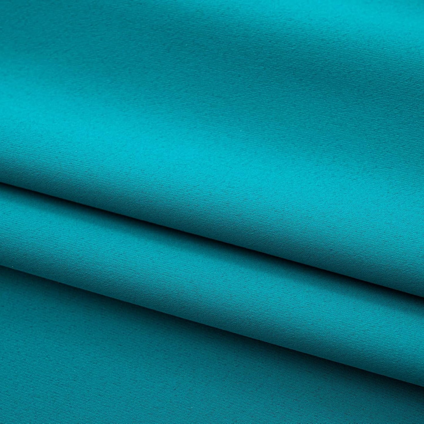 Pickluc Teal Cafe Curtain 30 Inches Length, Rod Pocket Small Kitchen Half Window Curtain, Short Blackout for Small Window, 30" Wide and 30" Long, 2 Panels