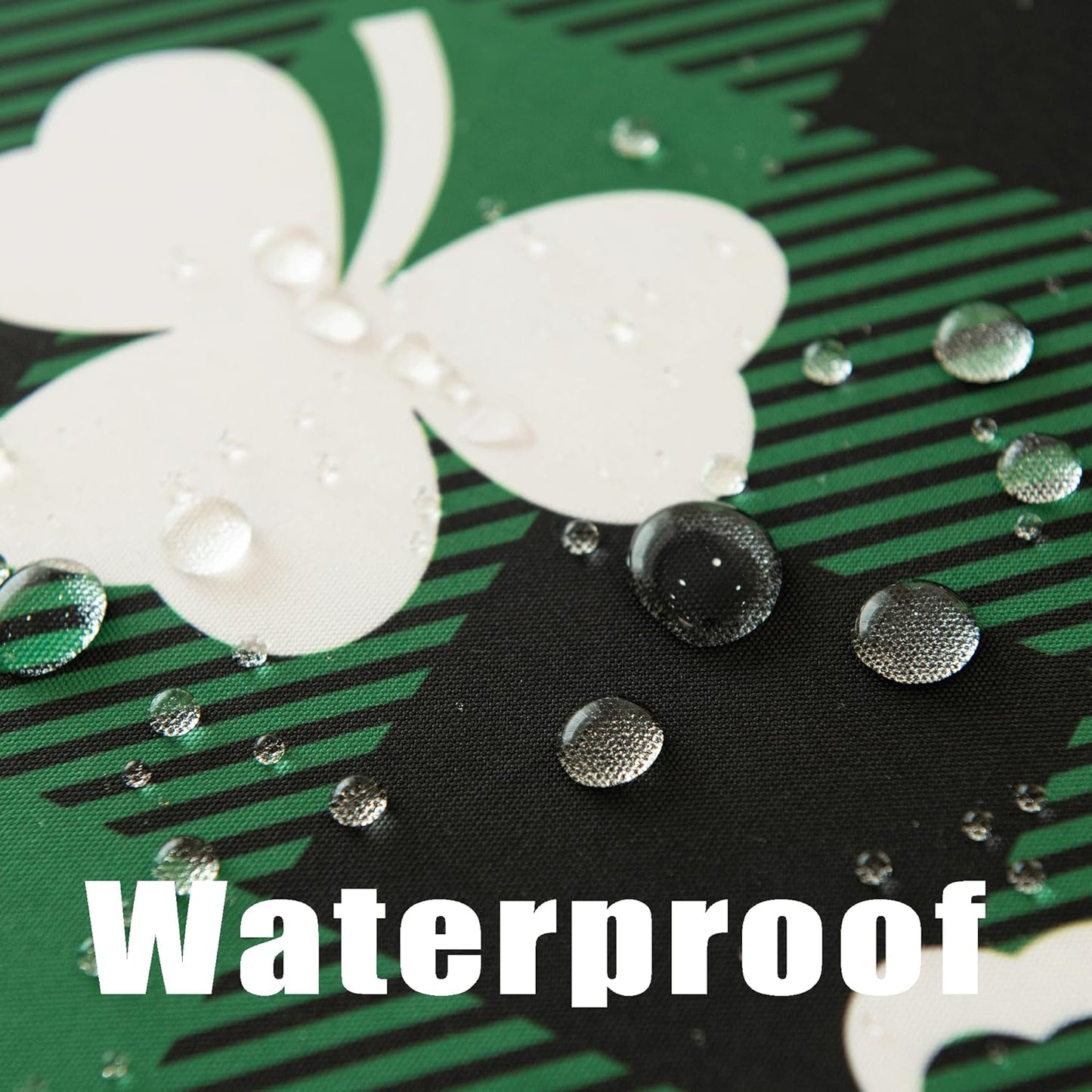 Green Gingham Shamrock Plaid Tablecloth - St. Patrick's Day Rectangular 58x102 Inch Water Resistant Table Cloth for Indoor/Outdoor Use - Holiday Table Cover for Kitchen and Parties
