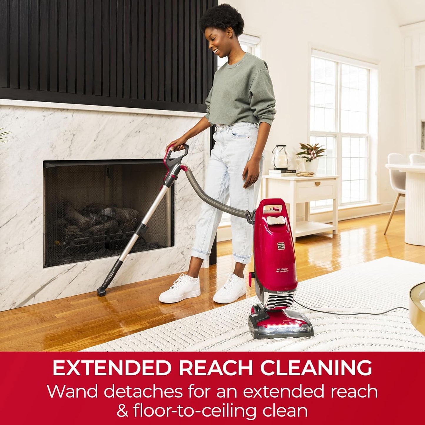 Kenmore Intuition BU4020 Bagged Upright Vacuum Pet Friendly Lift-Up Carpet Vacuum Cleaner 2-Motor Power Suction with HEPA Filter, Pet Handi-Mate, 3-in-1 Combination Tool for Carpet, Floor, Pet Hair